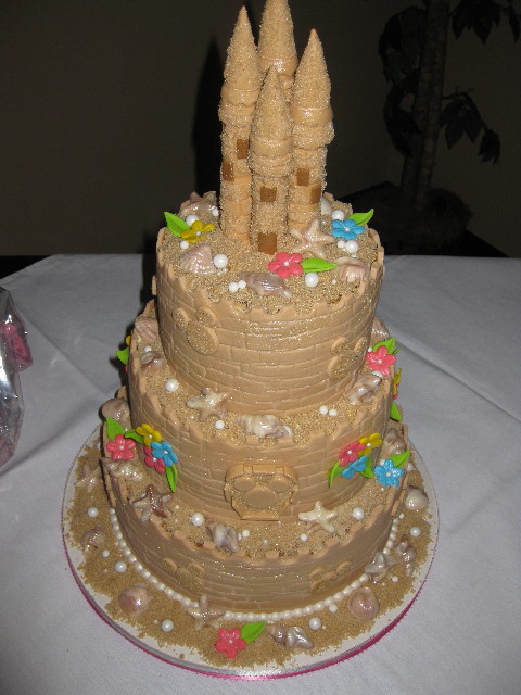 Disney Sand Castle Wedding Cakes Disney Sand Castle Wedding Cakes