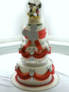 Disney Themed Bridal Shower Cakes