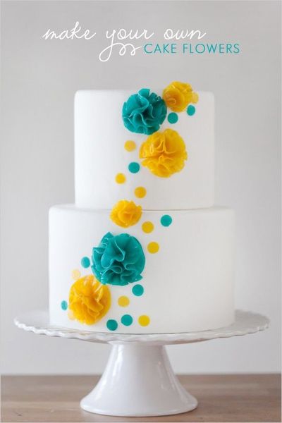 DIY Cake Flowers