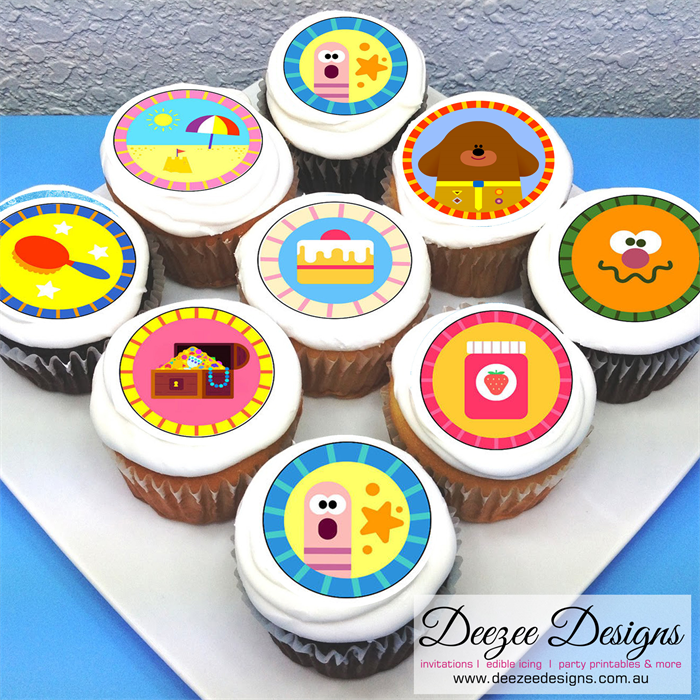 Duggee Hey Cupcake Toppers