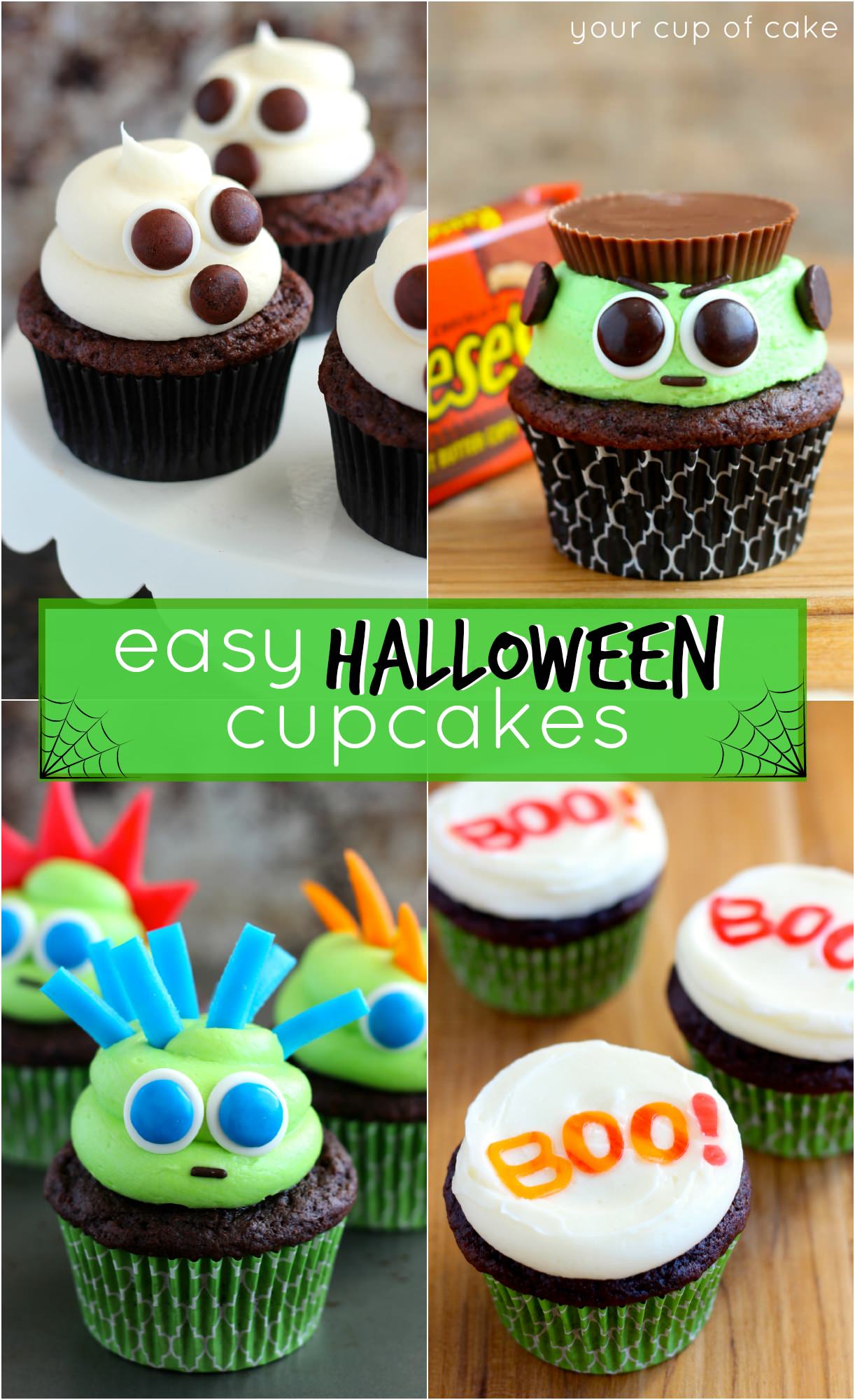 Easy Halloween Cupcake Ideas