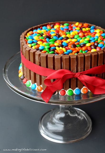 Easy M&M Cake