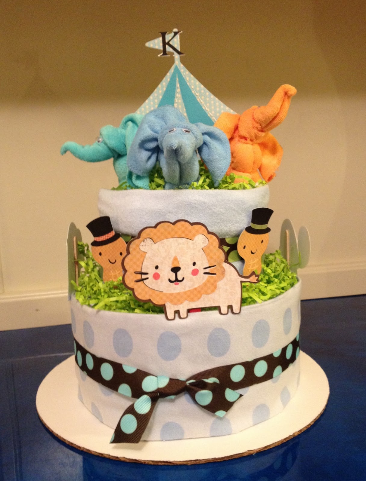 Elephant Diaper Cake