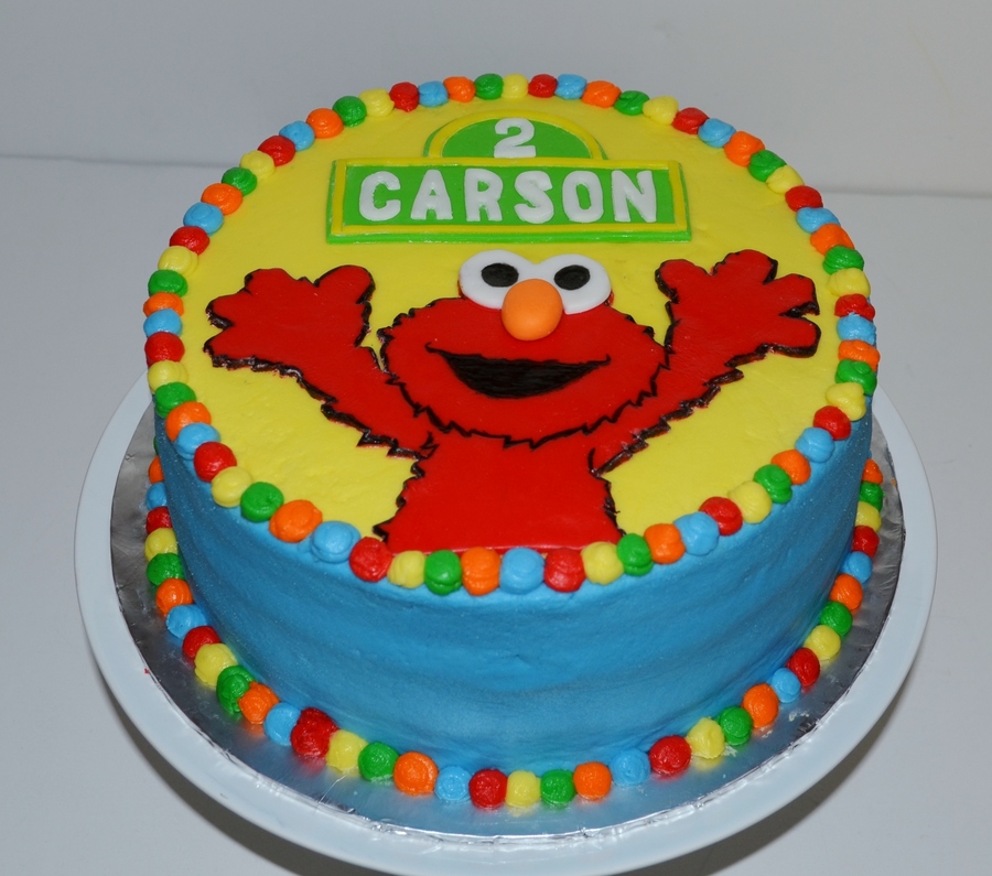 Elmo Birthday Cake