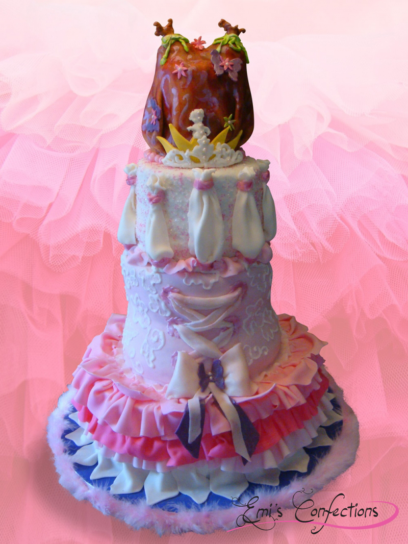 Fancy Nancy Birthday Cake