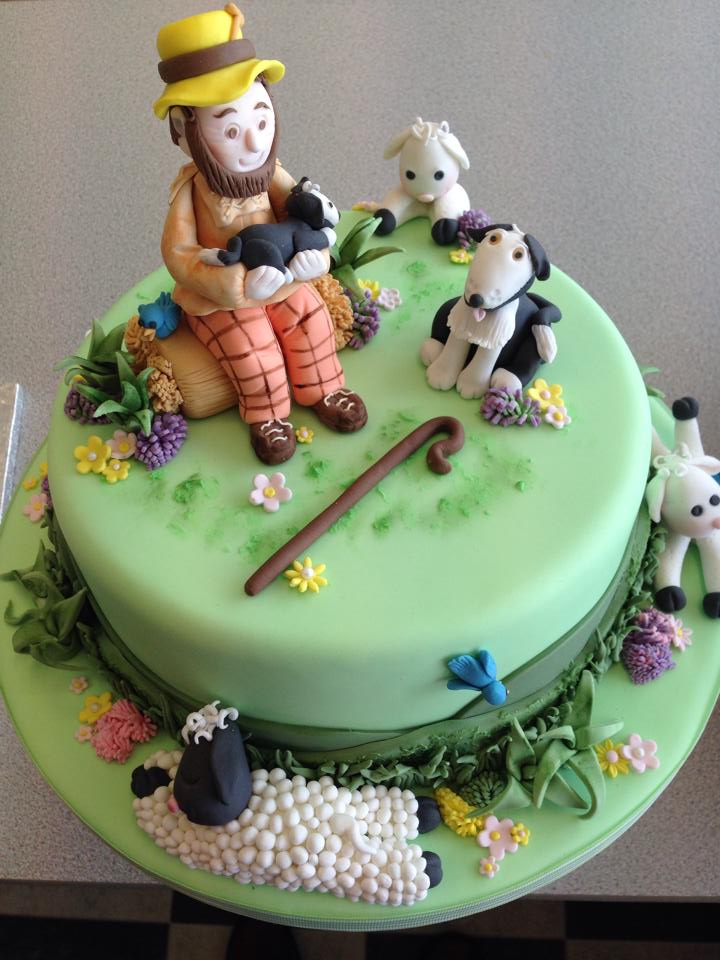 Farm Theme Baby Shower Cake