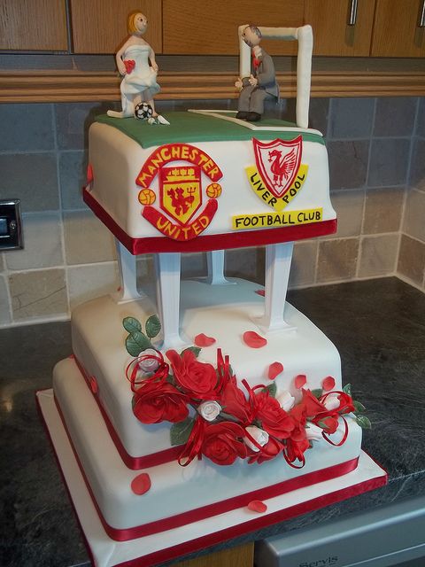 Football Wedding Cake Football Wedding Cake