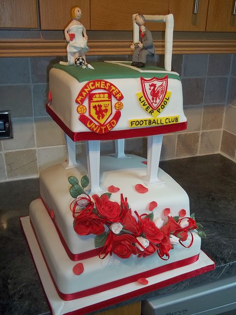 Football Wedding Cake