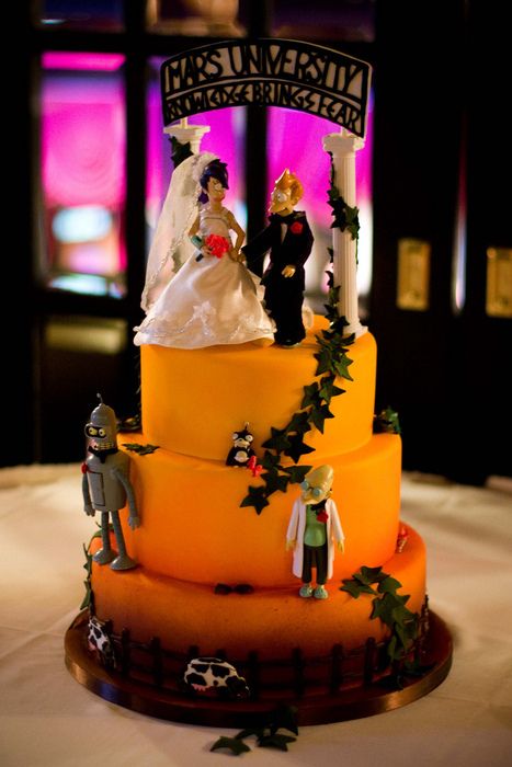 Futurama Wedding Cake