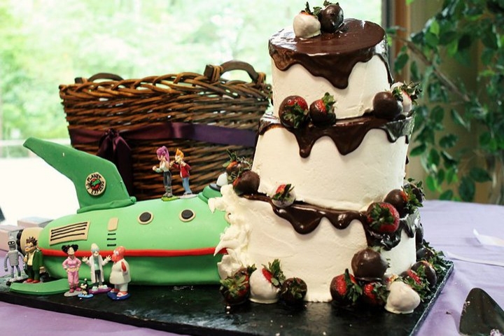 Futurama Wedding Cake