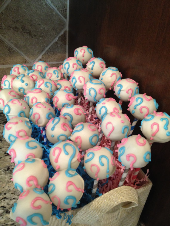 Gender Reveal Cake Pops