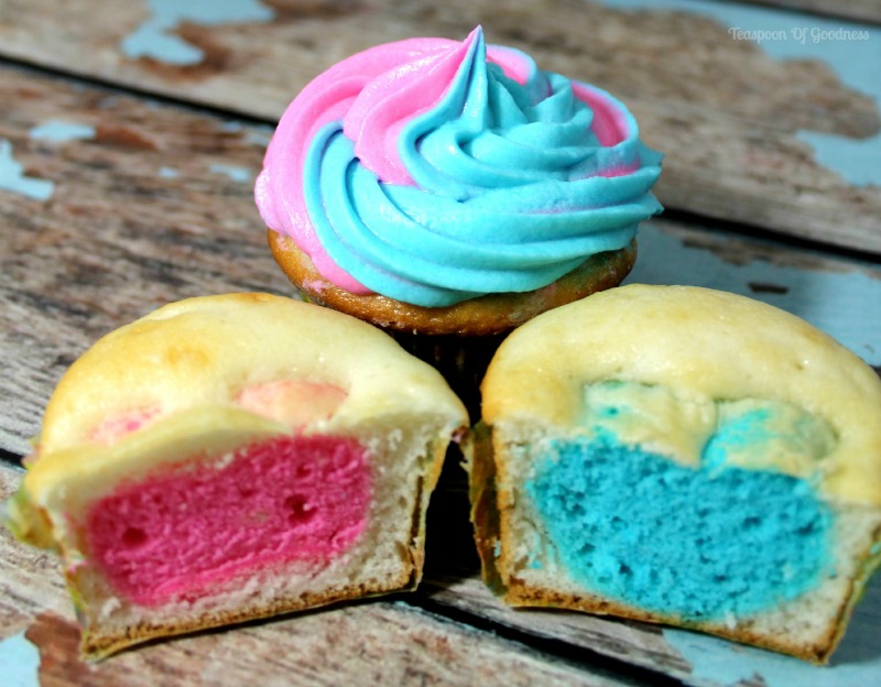 Gender Reveal Cupcakes