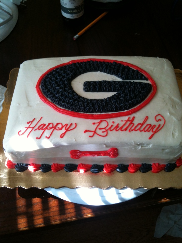 Georgia Bulldog Cake