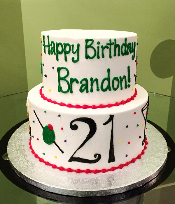 Girl 21st Birthday Tiered Cakes Girl 21st Birthday Tiered Cakes