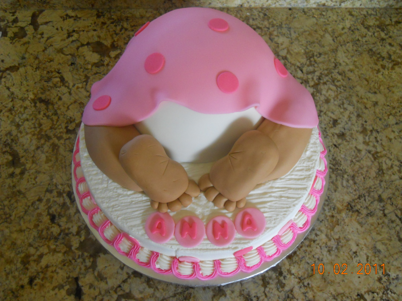 Girl Baby Shower Cake Decoration
