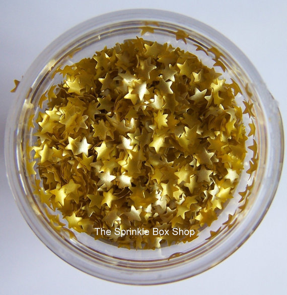 Gold Edible Glitter Sprinkles