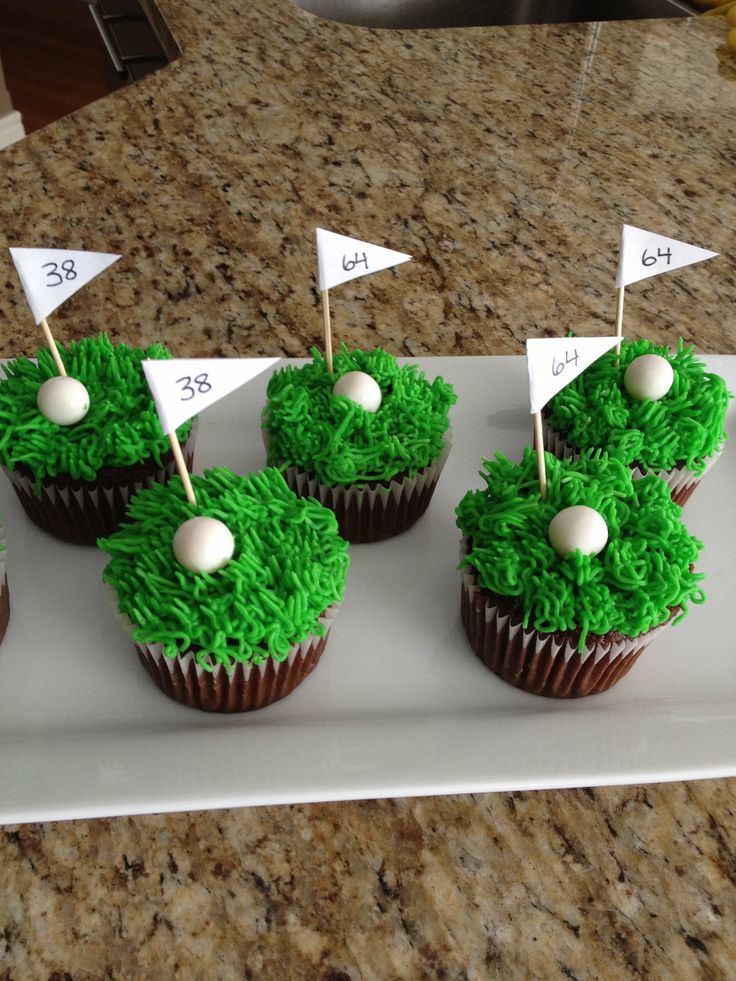 Golf Cupcake Cake Ideas