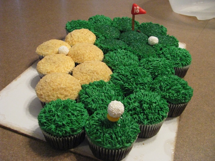 Golf Cupcakes