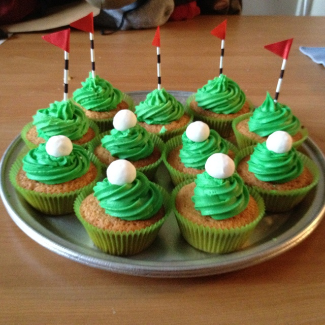 Golf Cupcakes