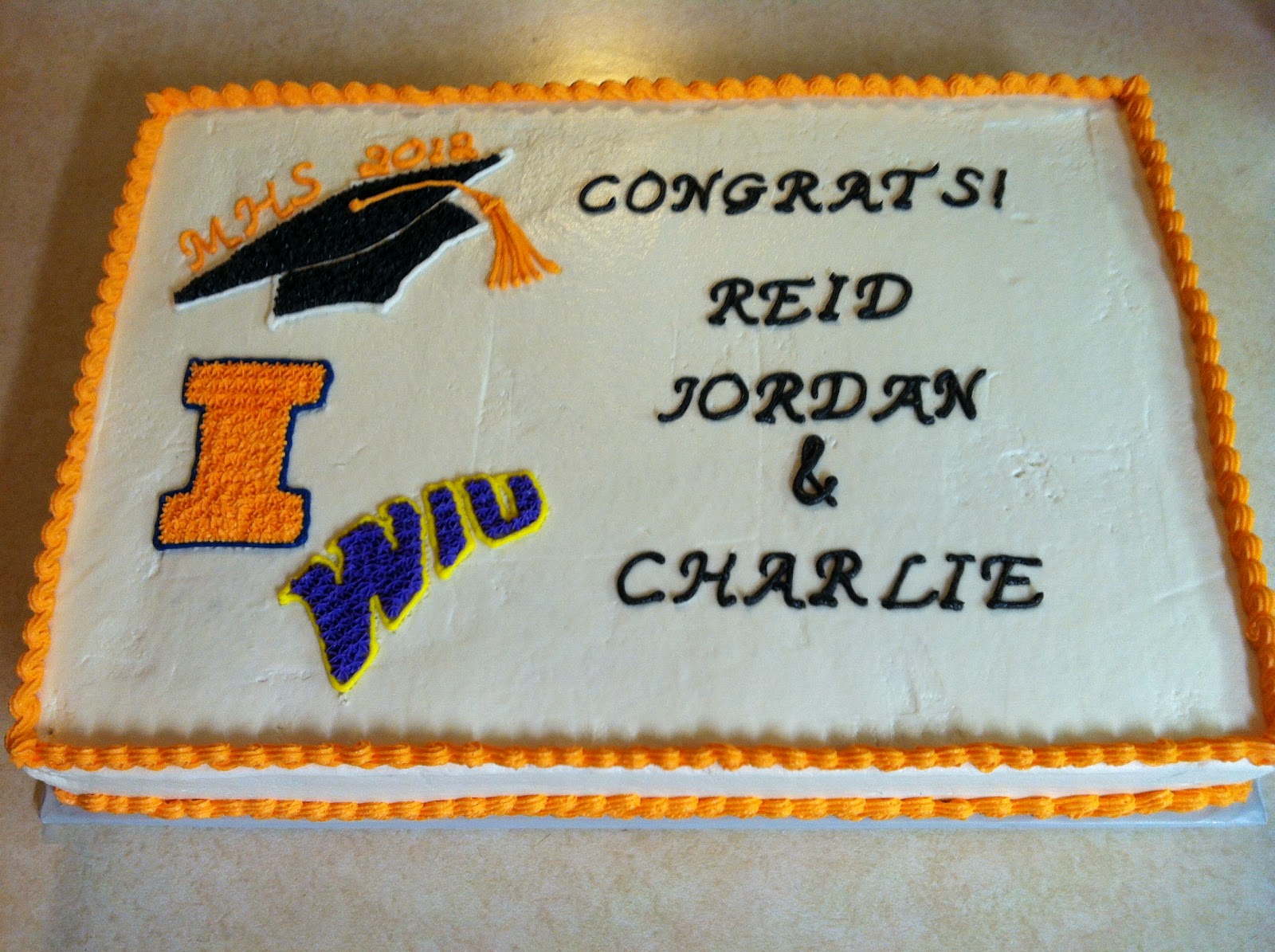 Graduation Sheet Cake