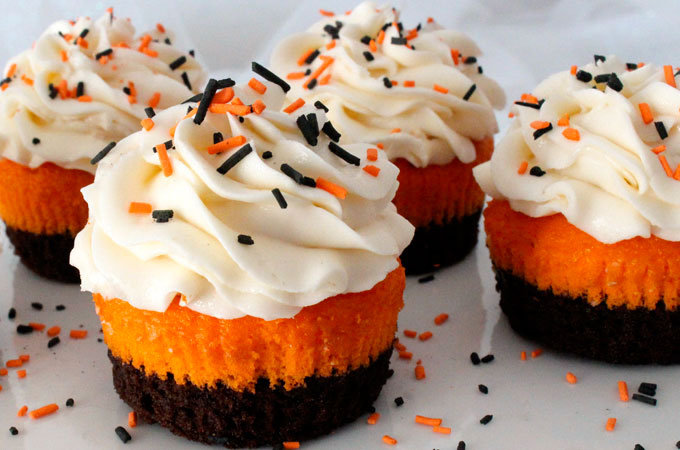 Halloween Brownie Cake Cupcakes