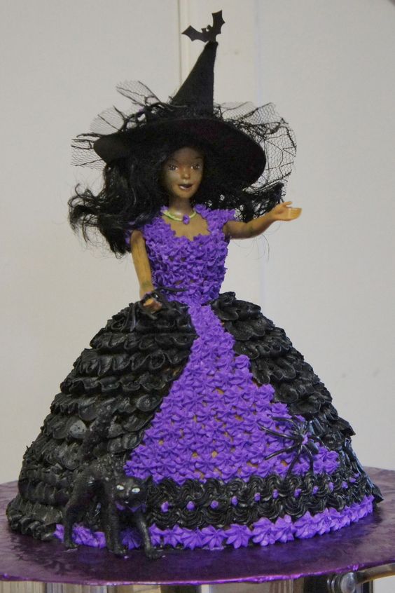 Halloween Witch Hat Cake