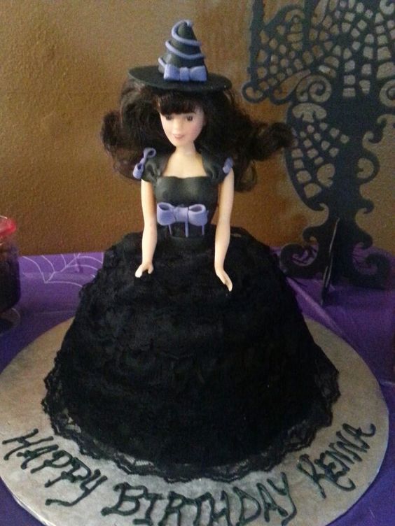 Halloween Witches Birthday Cake