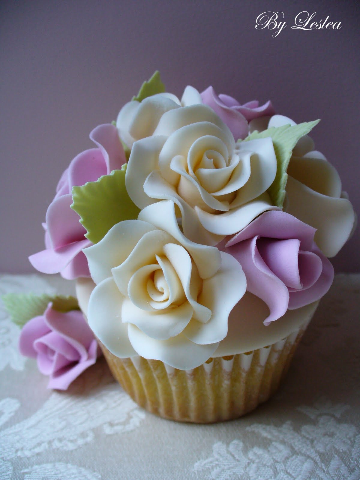 Happy Birthday Rose Cupcakes