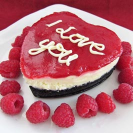 Heart Valentine's Day Cheesecake