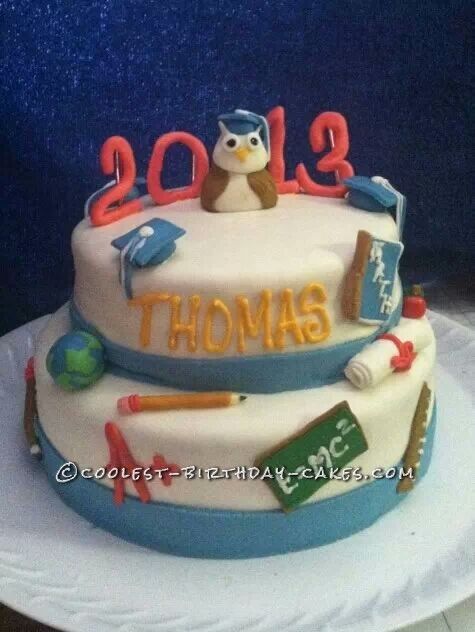 Homemade Graduation Cake Homemade Graduation Cake