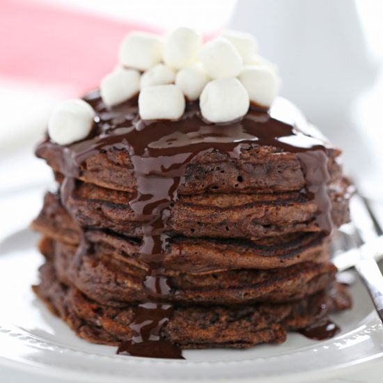 Hot Chocolate Pancakes