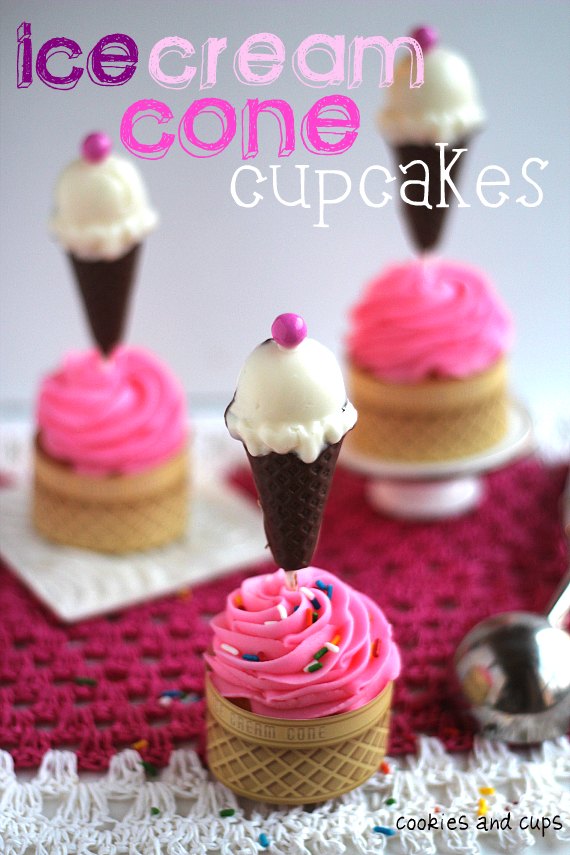 Ice Cream Cone Cupcakes Ice Cream Cone Cupcakes