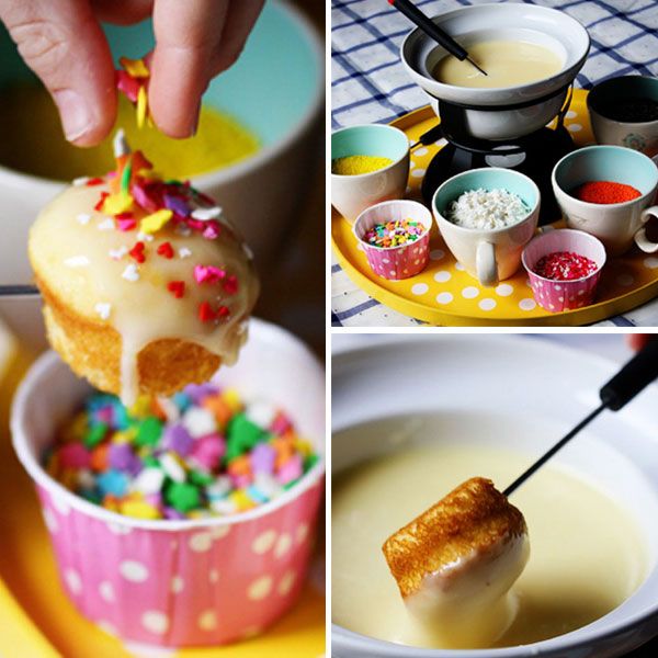 Images of Cupcake Fondue Party Images of Cupcake Fondue Party