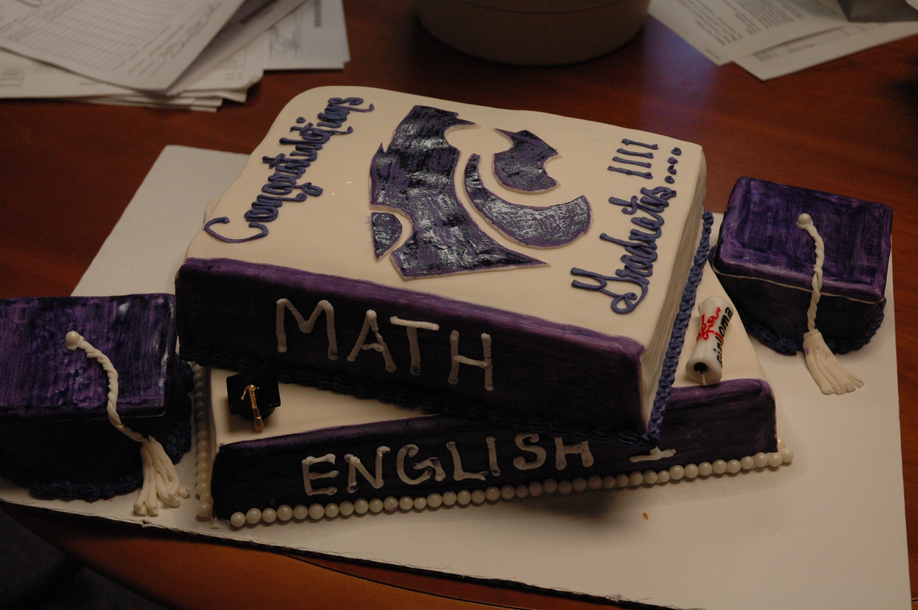 Kansas State Graduation Cake