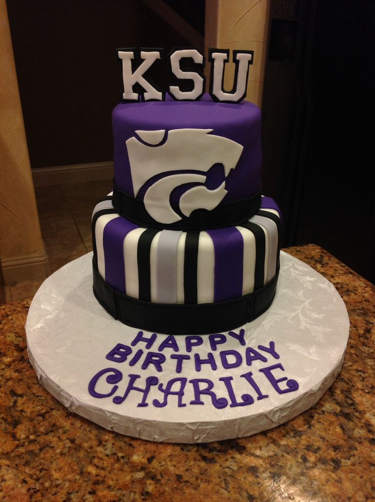 Kansas State University Graduation Cakes