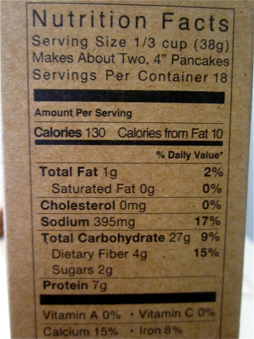 Kodiak Cakes Pancake Mix Nutrition