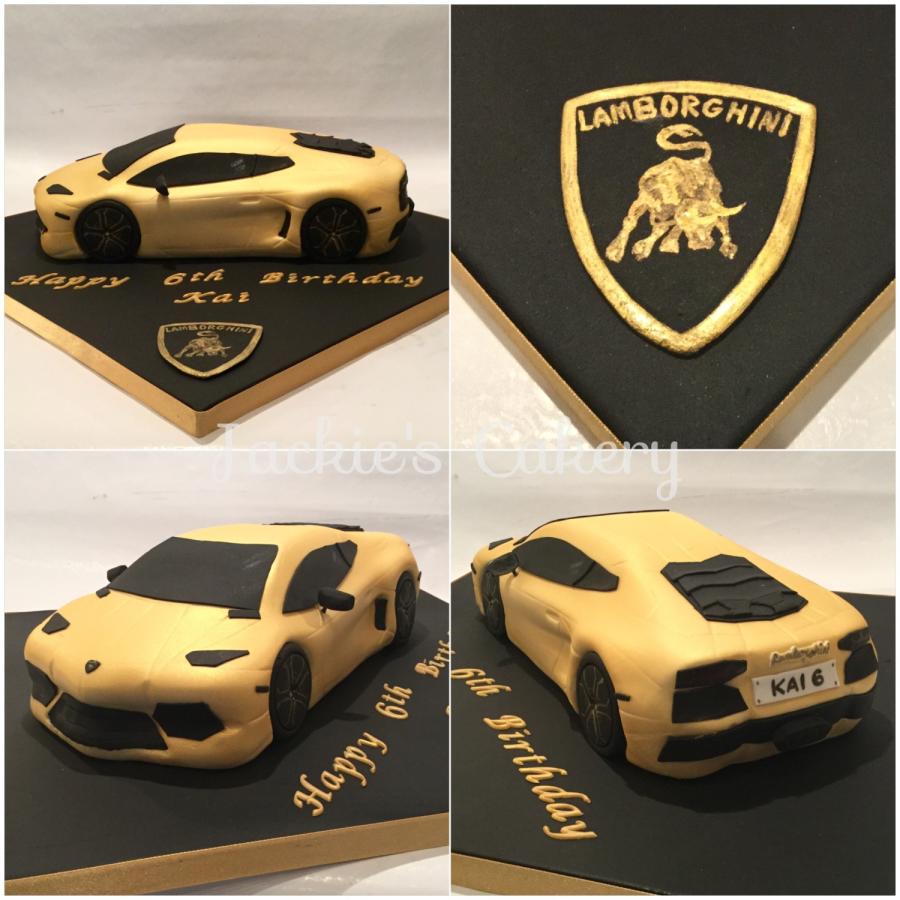 Lamborghini Birthday Cake