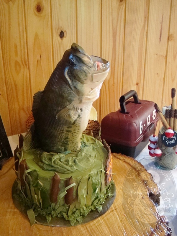 Largemouth Bass Grooms Cake Ideas