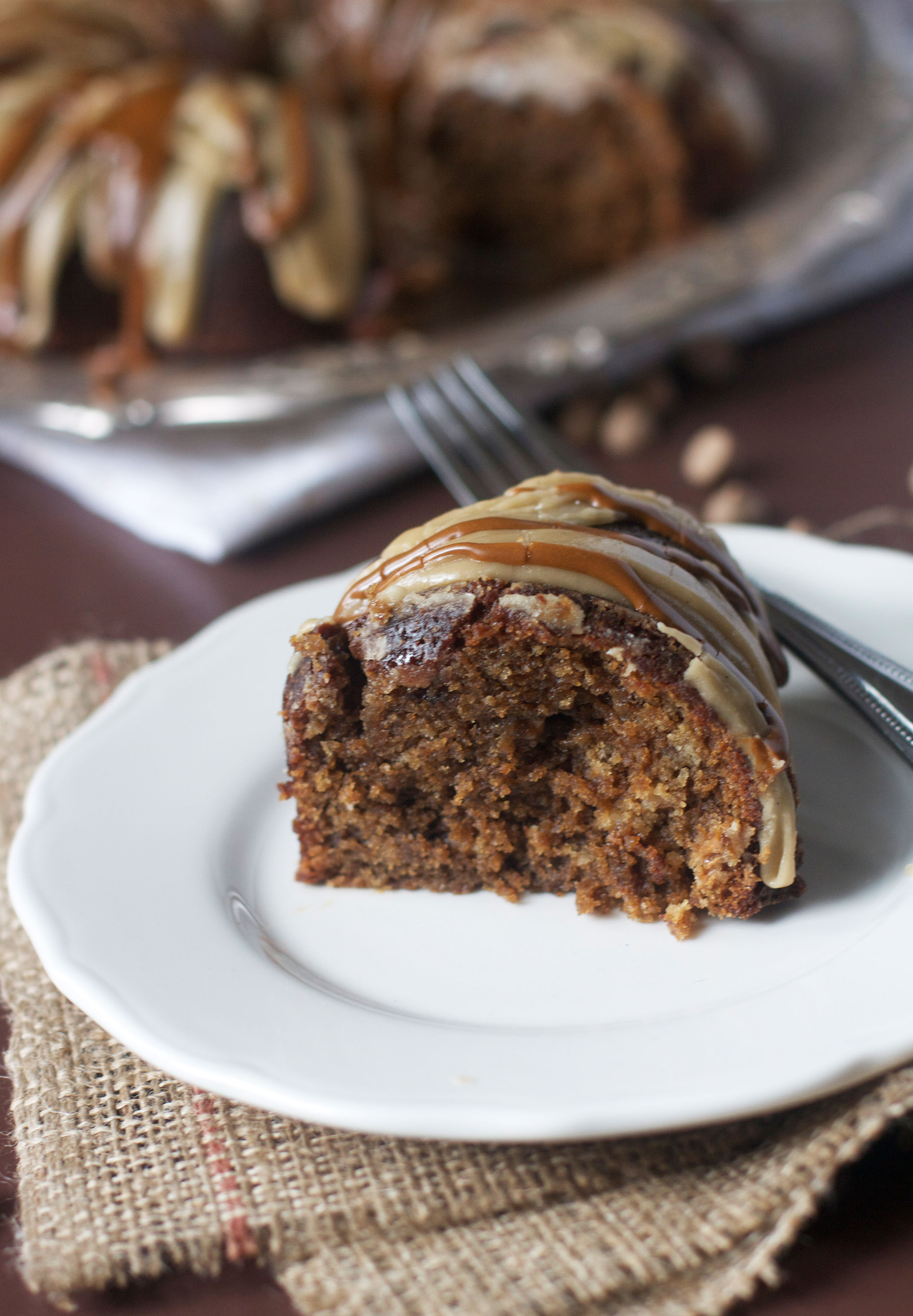 Latte Caramel Bundt Cake