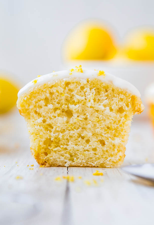 Lemon Cupcakes with Cream Cheese Frosting