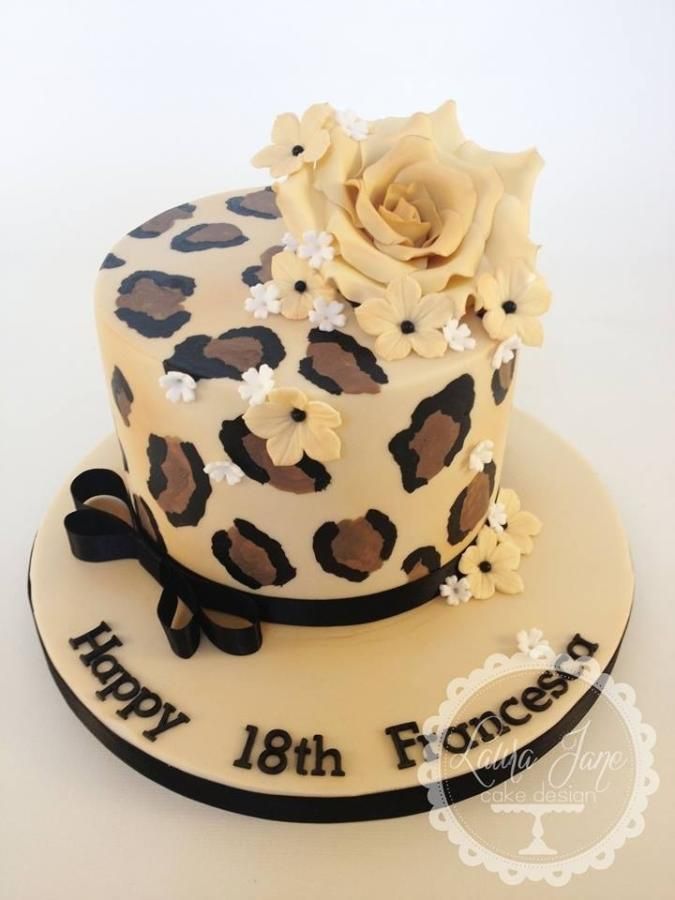 Leopard Print Cake Ideas