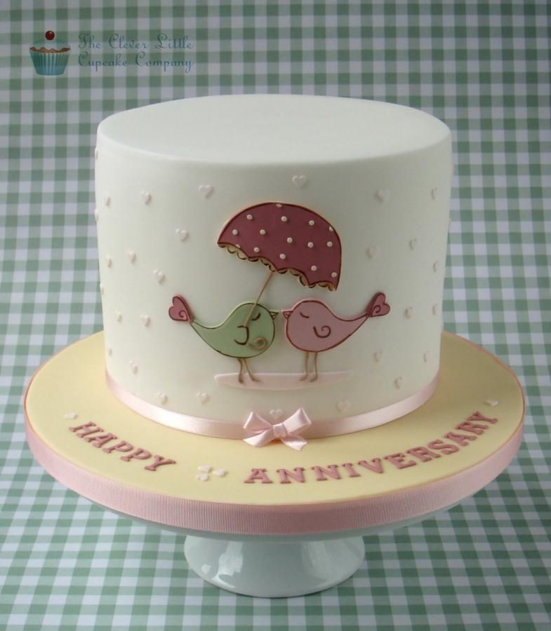 Love Bird Anniversary Cake Love Bird Anniversary Cake