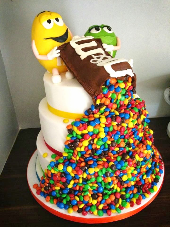 M Birthday Cake Idea