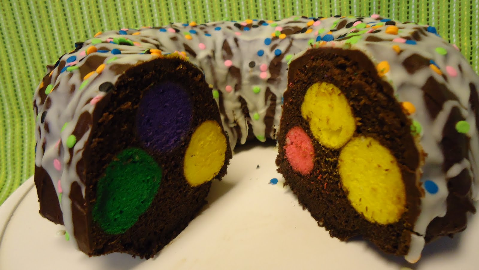 Mardi Gras Bundt Cake