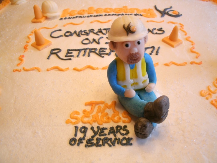 Men Retirement Sheet Cakes