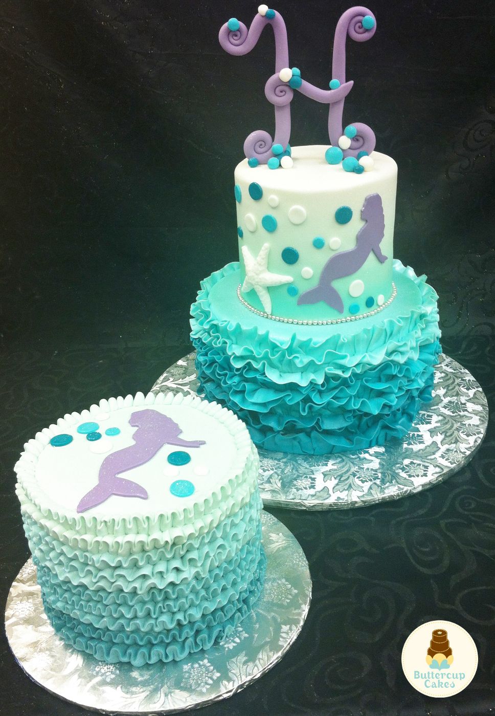 Mermaid Birthday Cake Smash