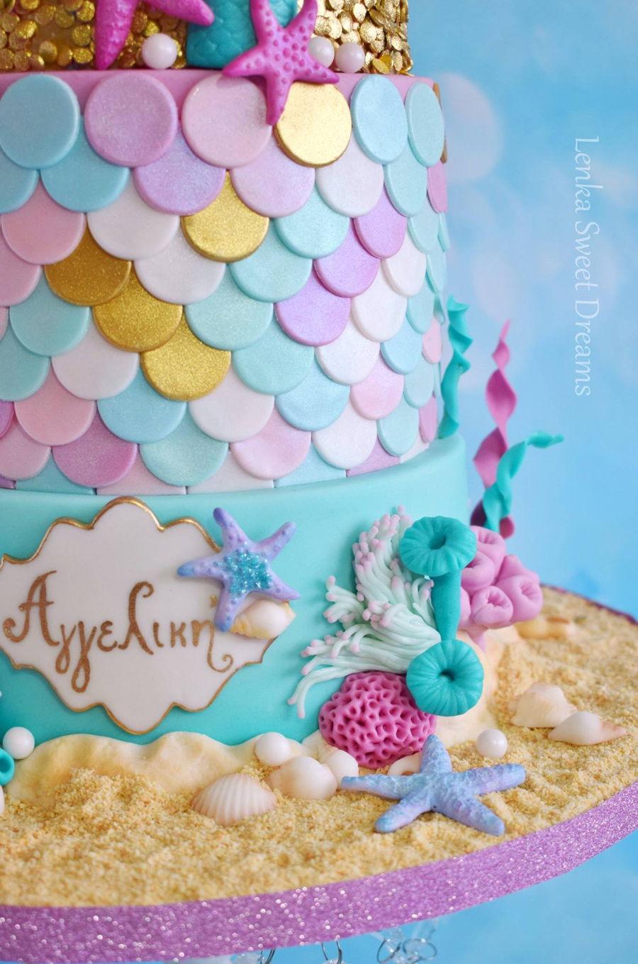 Mermaid Birthday Cake