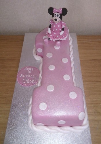 Minnie Mouse 1st Birthday Cake