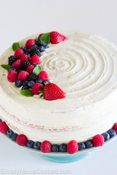 Mixed Berry Cake Mixed Berry Cake
