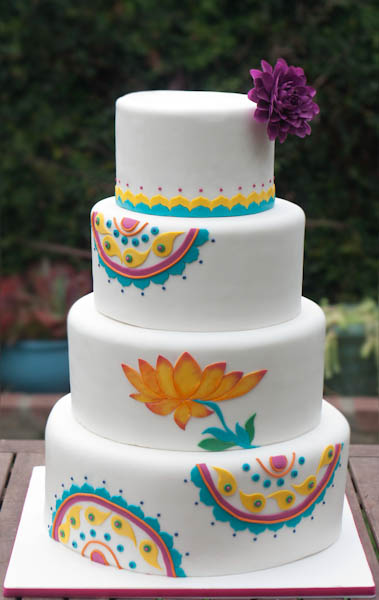 Modern Indian Wedding Cake